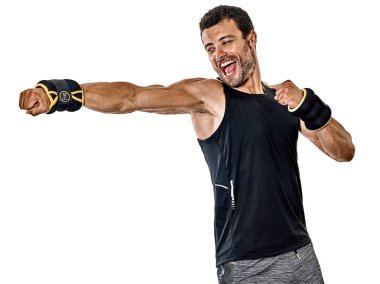 fitness adam kardiyo boks egzersizleri izole