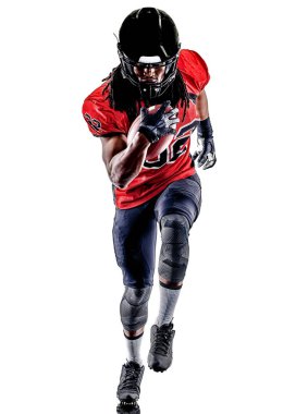 Amerikan futbolu oyuncu adam izole