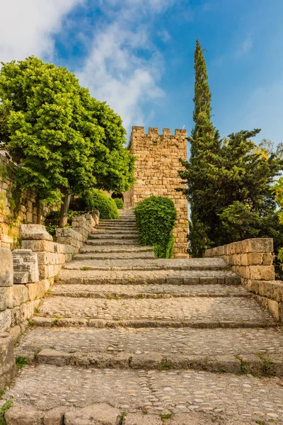 Crusader zamek Byblos Jbeil Liban — Zdjęcie stockowe