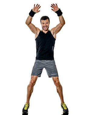 fitness adam kardiyo boks egzersizleri izole