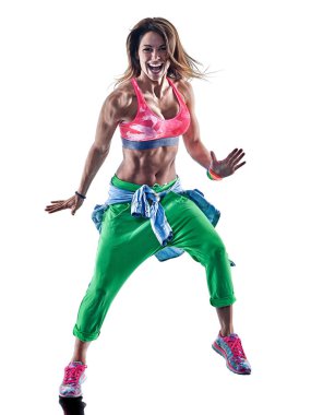 izole excercises egzersiz fitness dans kadın kardiyo dansçılar