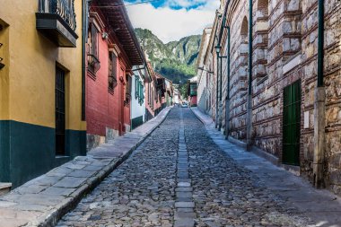 La Candelaria Renkli Sokaklar Bogota Kolombiya