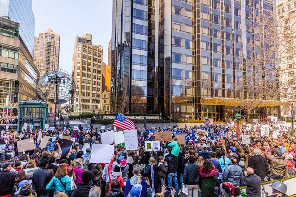 silah kontrolü Manhattan New York C için gösteri protesto yürüyüşü