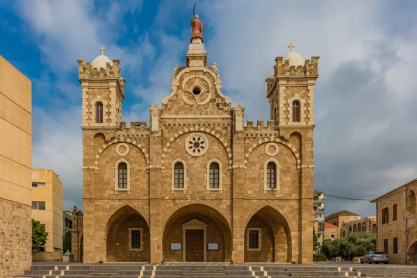 Saint stephen kathedraal Batroun Libanon — Stockfoto
