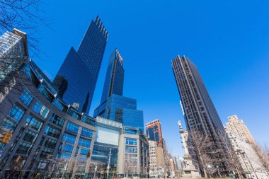 Colombus Circle Manhattan yerler New York'ta ABD