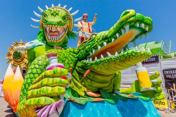 Geçit töreni karnaval Festivali Barranquilla Atlantico Kolombiya — Stok fotoğraf