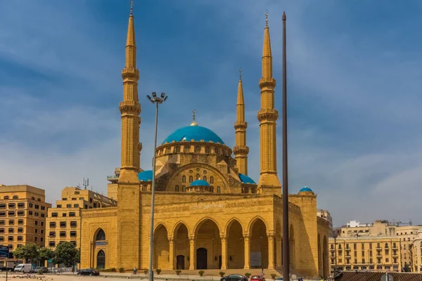 Mohammad Al-Amin moskee Beirut, Libanon Rechtenvrije Stockfoto's