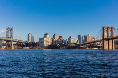 Brooklyn Köprüsü Manhattan Tarihi New York Şehri ABD