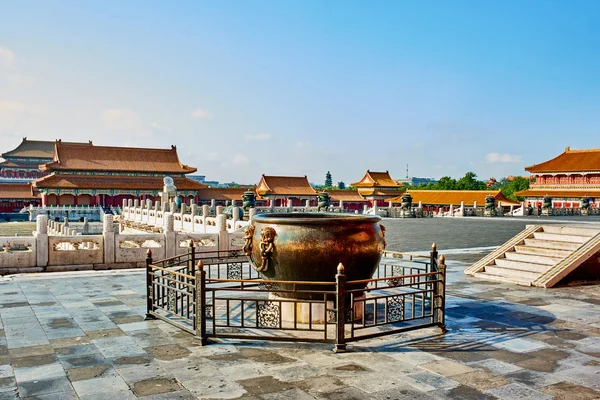 Kejserliga palatset Forbidden City Beijing Kina Stockfoto