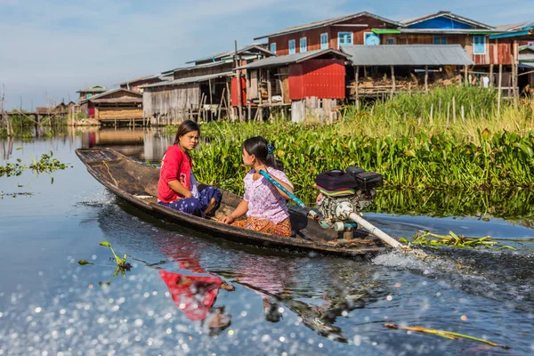 Inle Lake shan stát Myanmar — Stock fotografie