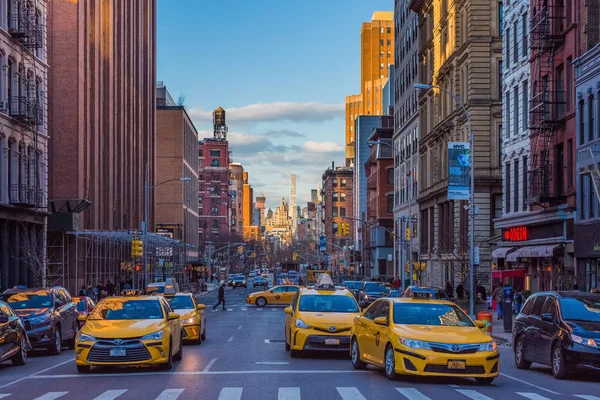 Tribeca straten Manhattan Bezienswaardigheden New York City Verenigde Staten — Stockfoto