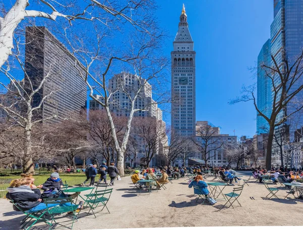 Madison square park Manhattan bezienswaardigheden New York City Verenigde Staten — Stockfoto