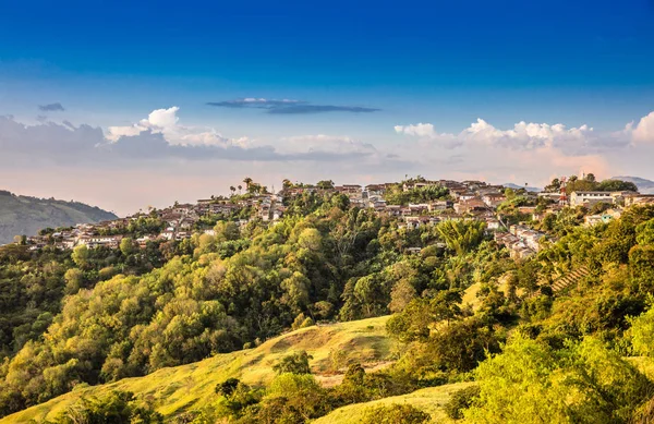 Salamina városkép Skyline Caldas Kolumbia Caldas Kolumbia — Stock Fotó