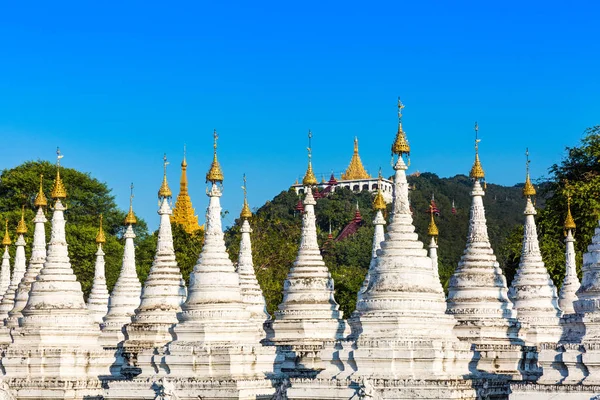 Sandamuni Pagoda Templo Cidade Mandalay Mianmar Birmânia — Fotografia de Stock