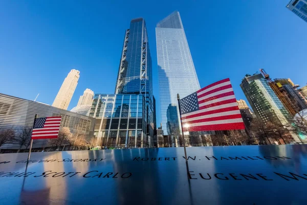 グランド・ゼロ記念マンハッタン・ランドマーク｜ニューヨークシティUSA — ストック写真