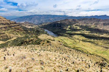 Paramo de Oceta Laguna negra Mongui Boyaca Kolombiya