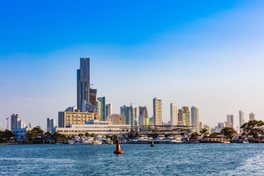 Bocagrande marinası Cartagena de los indias Bolivar Kolombiya