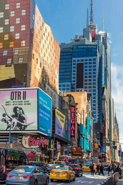 Broadway Theater District Manhattan Bezienswaardigheden New York City Verenigde Staten — Stockfoto