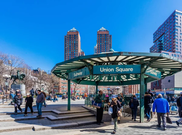 Union Square Manhattan bezienswaardigheden New York City Verenigde Staten — Stockfoto