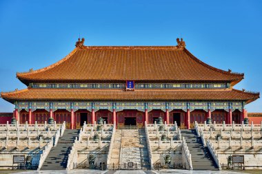 Taihedian Home Of Supreme Harmony Imperial Palace Forbidden City clipart