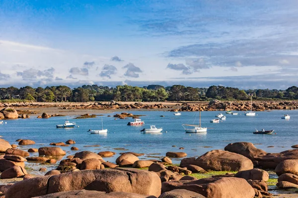 Tregastel sentier des douaniers  Pink Granite Coast — Stock Photo, Image