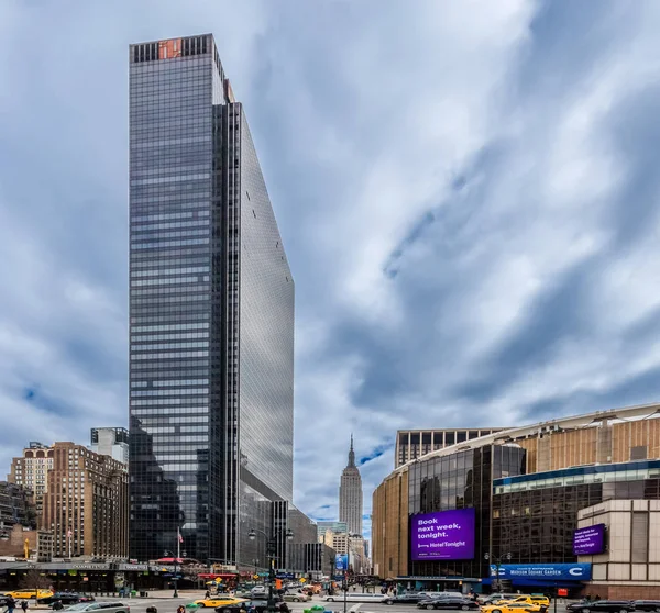 Bezienswaardigheden in Madison Square Garden Manhattan New York City USA — Stockfoto