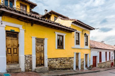 La Candelaria Renkli Sokaklar Bogota Kolombiya