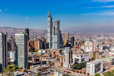 Bogota manzarası cityscape Kolombiya