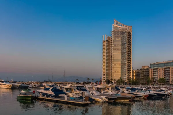 Zaitunay Bay marina Beirute Líbano — Fotografia de Stock