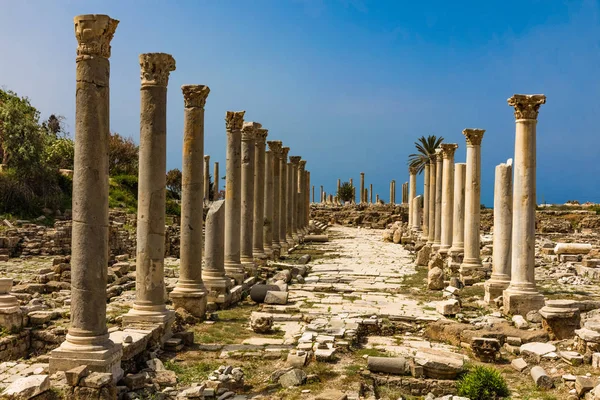 Римляни руїни шин сюр півдні Лівану — стокове фото
