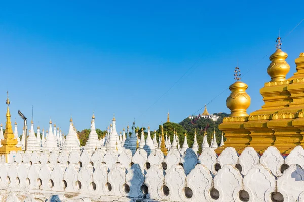 Sandamuni Pagode Tempel Mandalay Stadt myanmar — Stockfoto