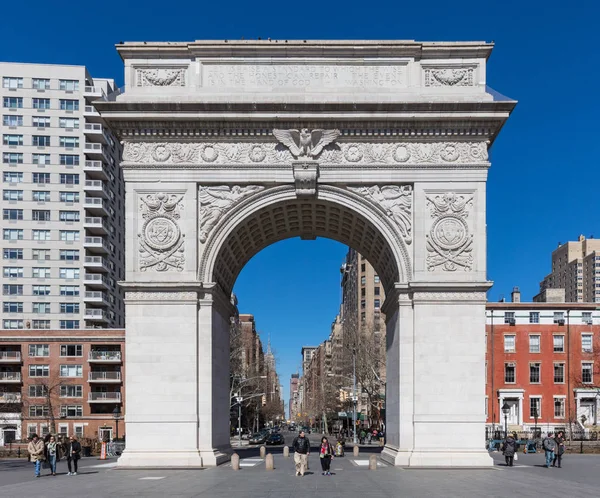 Washington Square Manhattan Landmarks New York City USA — Stock Photo, Image