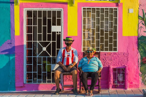 Farsangi fesztivál Barranquilla Atlantico Kolumbia — Stock Fotó