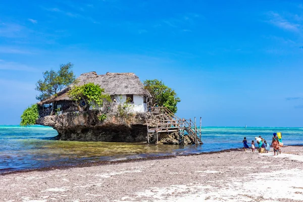 Spiaggia di Pingwe Isola di Unguja Zanzibar Tanzania Africa orientale — Foto Stock