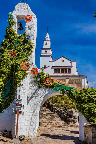 Bas lica Santuario del Senor de Monserrate Bogota Colombia — Stock fotografie