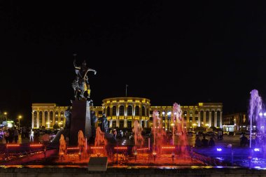 Şarkılı çeşmeler Vartanantlar Meydanı Gyumri Shirak Ermenistan