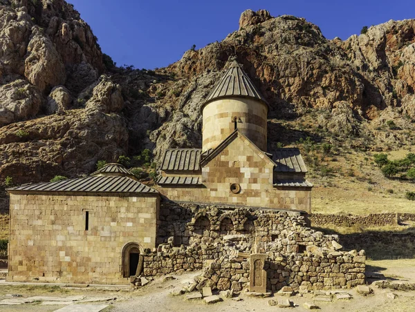 Klasztor Khor Virap Noravank Vayots Dźor krajobraz Armenia punkt orientacyjny — Zdjęcie stockowe