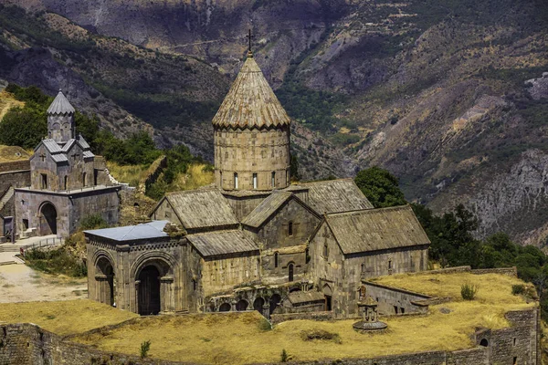 Tatev klasztor Syunik Armenia punkt orientacyjny — Zdjęcie stockowe