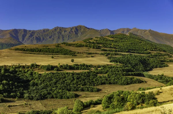 Tatev panorama landschaft berge syunik armenien denkmal — Stockfoto