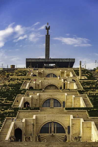 Monumento al Complejo Cascada Ereván Armenia hito —  Fotos de Stock