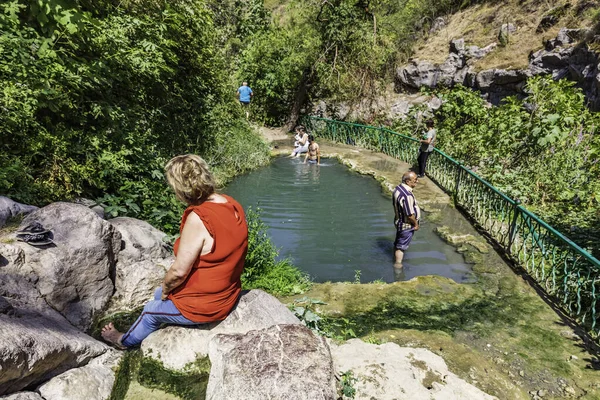 Satanayi Kamurj vorotan ποταμού Canyon Tatev Syunik Αρμενία ορόσημο — Φωτογραφία Αρχείου