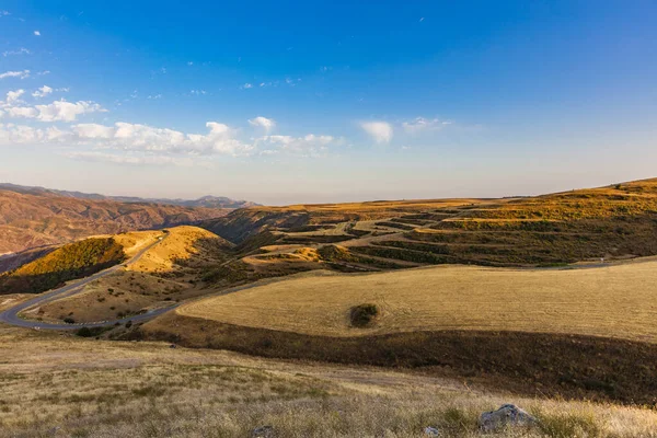 Kornidzor paesaggio panorama caucaso montagna Artsakh Nagorno Karabakh Armenia punto di riferimento — Foto Stock
