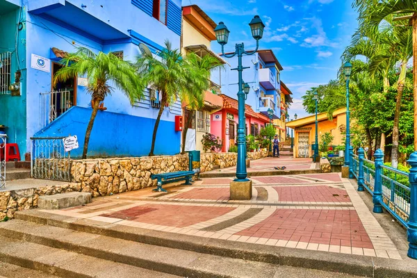 Las Penas Guayaquil Ecuador landmärke Santa Anna hill street — Stockfoto