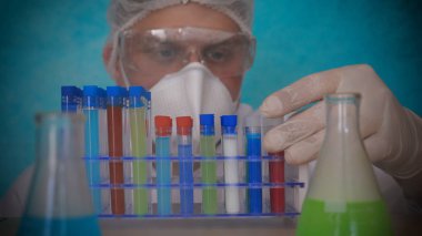 Laboratuvar, deli, Doktor, deli, bilim adamı, eğlence, kimyager, adam, cam, ekipman, tıp, tıp, bilim, araştırma, mizah, test, kimya, kimya, bilimsel, keşif, laboratuvar, deney, şişesi, Gözlük, mikroskop, kabı, tepki, Profesör,