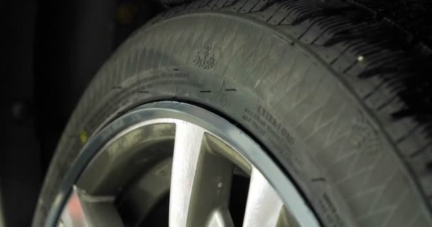 Професійна Зміна Шин Змінює Захист Автомобільних Накопичувачах Tyre Використанням Різних — стокове відео