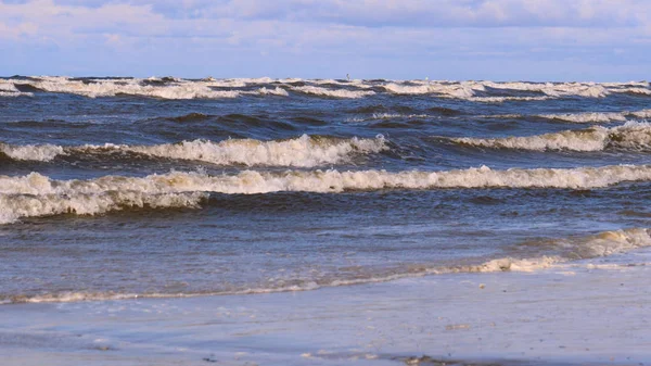 Professionell Surfare Vinden Förbereder Vinden Havet Till Havet Vindsurfare Fångar — Stockfoto