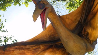 Dinozorların yeniden inşası parkın Eğitim Yolu'nda orijinal ve doğal boyuta yakındır..