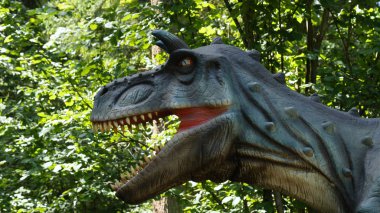 Dinozorların yeniden inşası parkın Eğitim Yolu'nda orijinal ve doğal boyuta yakındır..