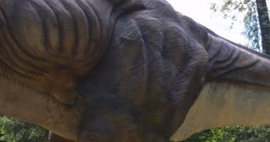 Dinozorların yeniden inşası parkın Eğitim Yolu'nda orijinal ve doğal boyuta yakındır..