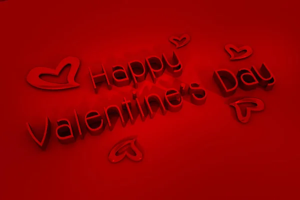 イラストレーション グラフィック イメージ カード 招待状 バレンタインの日 愛の休日のお祝いのための元の背景 赤文字 テキスト — ストック写真